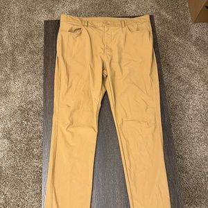 Men's Old Navy Active Go-Dry Hybrid/Tech Pants - Tan - 36x32